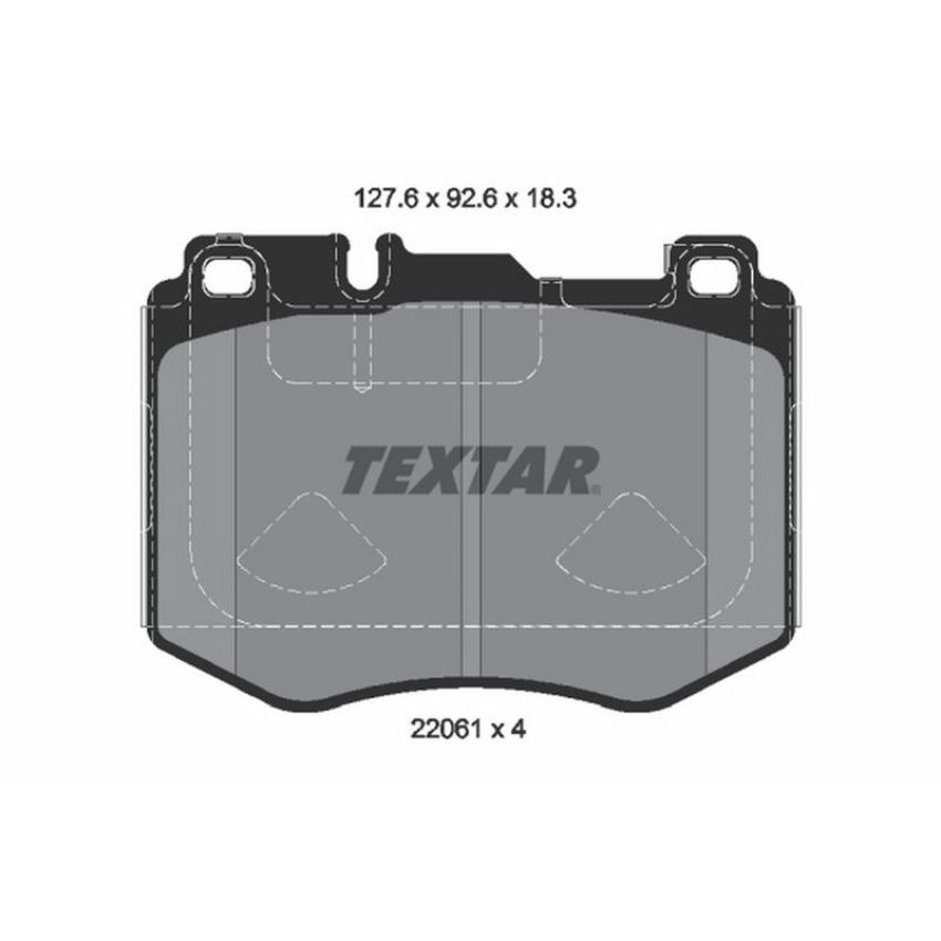 TEXTAR 2206103 Brake Pad Set