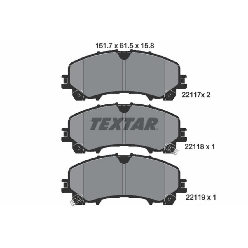 TEXTAR 2211701 Brake Pad Set