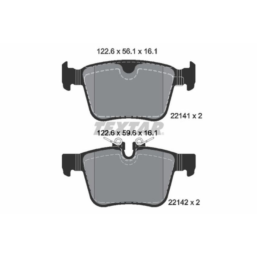 TEXTAR 2214101 Brake Pad Set