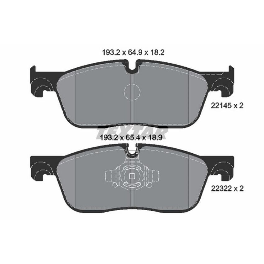 TEXTAR 2214501 Brake Pad Set