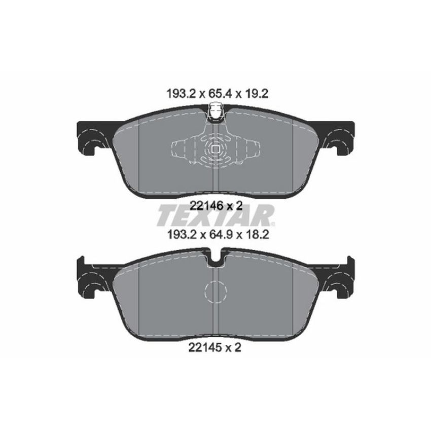TEXTAR 2214601 Brake Pad Set