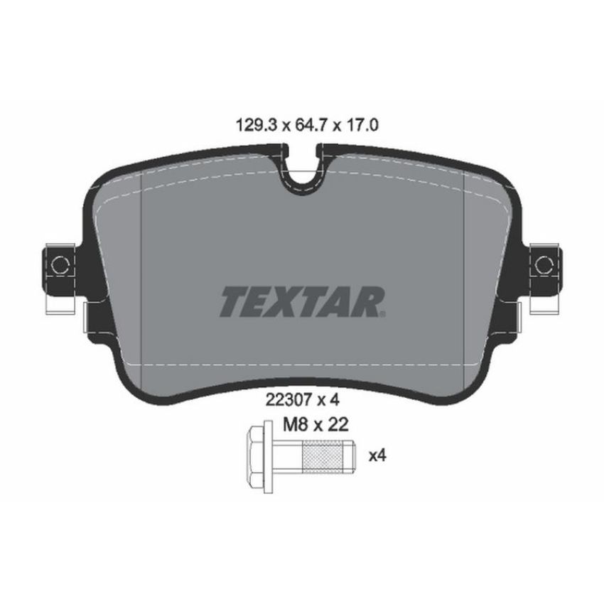 TEXTAR 2230701 Brake Pad Set