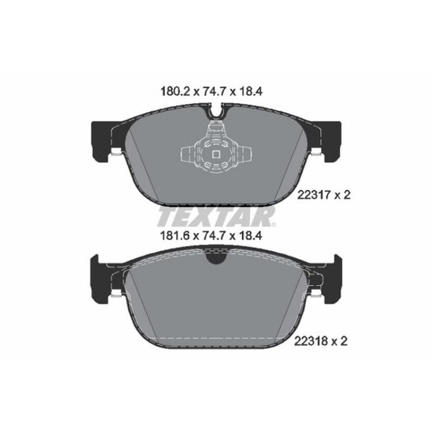 TEXTAR 2231701 Brake Pad Set