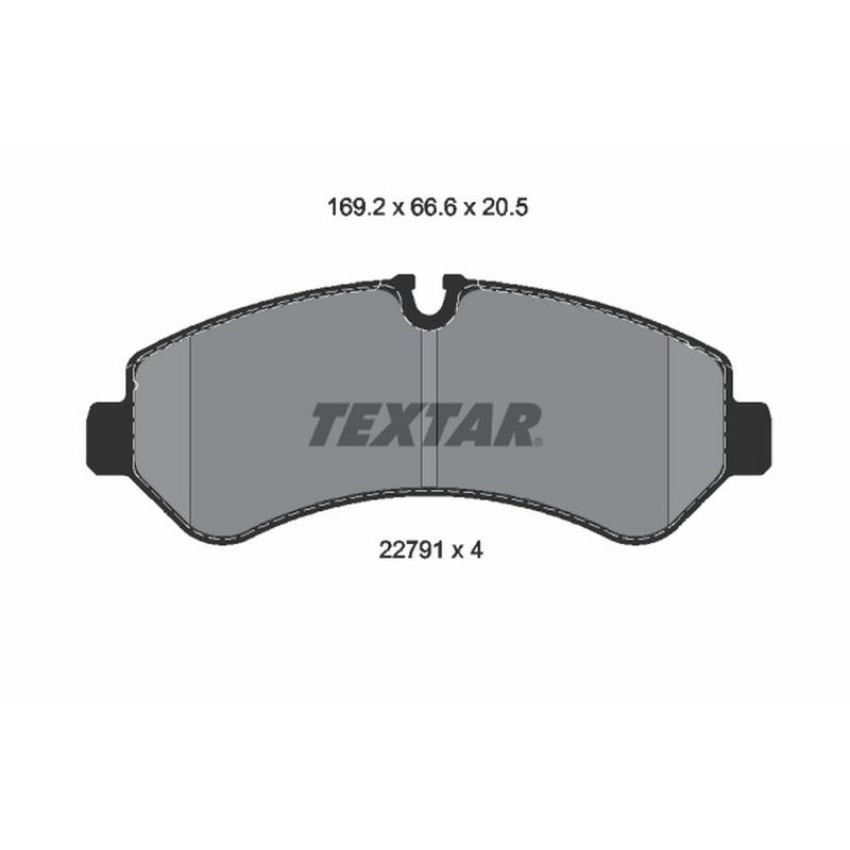 TEXTAR 2279101 Brake Pad Set