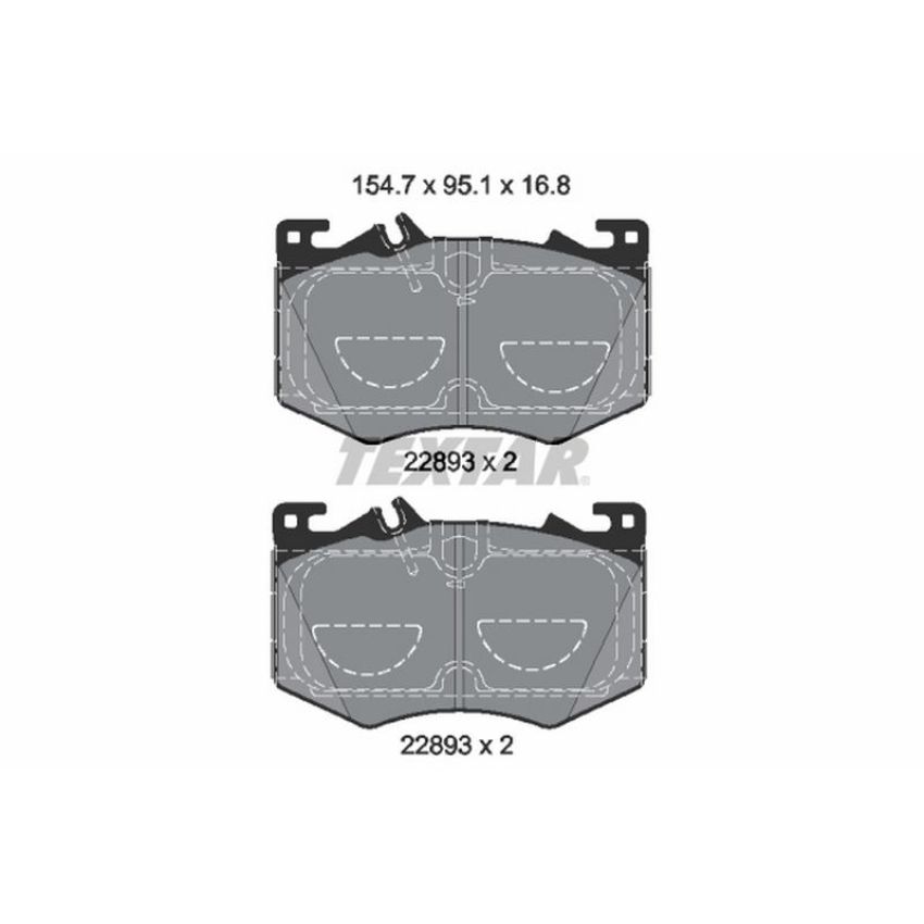 TEXTAR 2289301 Brake Pad Set
