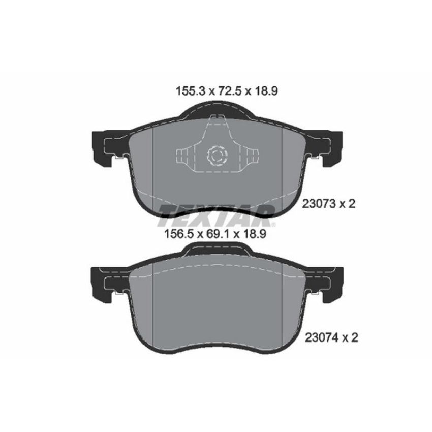 TEXTAR 2307303 Brake Pad Set