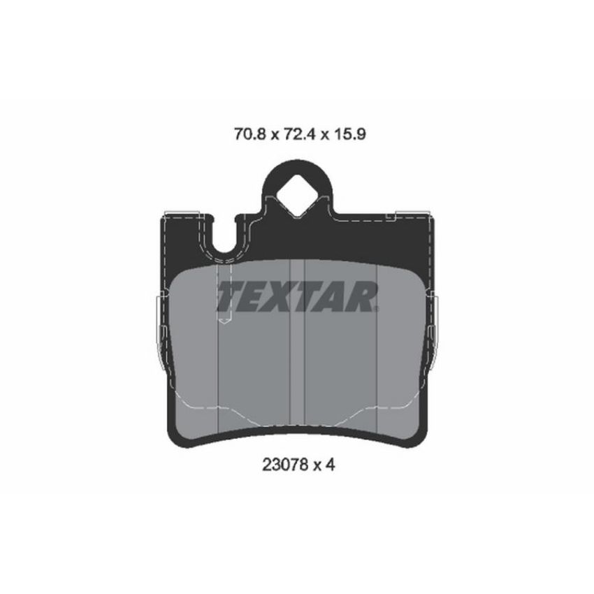 TEXTAR 2307801 Brake Pad Set
