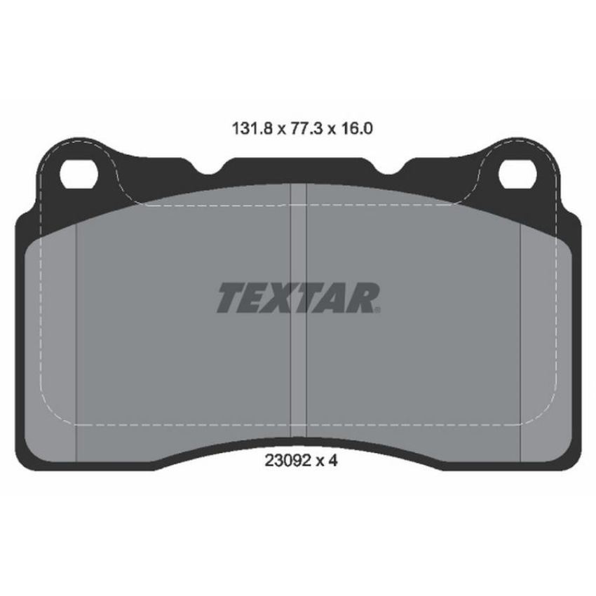 TEXTAR 2309203 Brake Pad Set