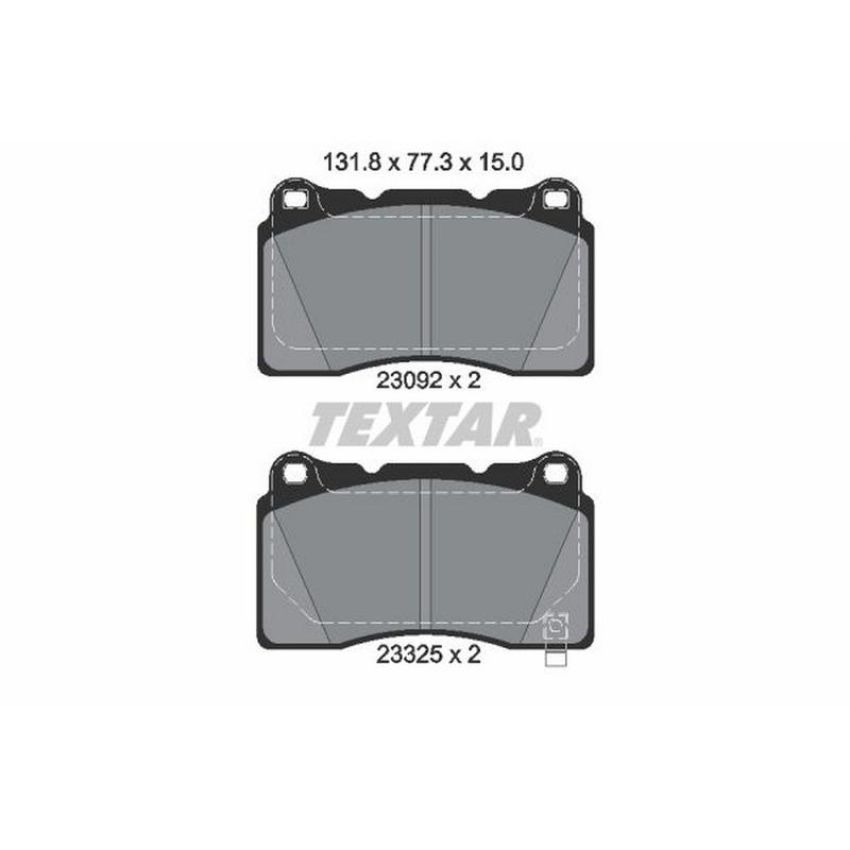 TEXTAR 2309204 Brake Pad Set