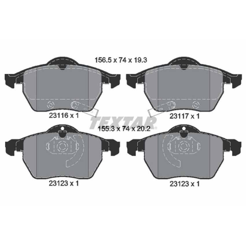 TEXTAR 2311701 Brake Pad Set