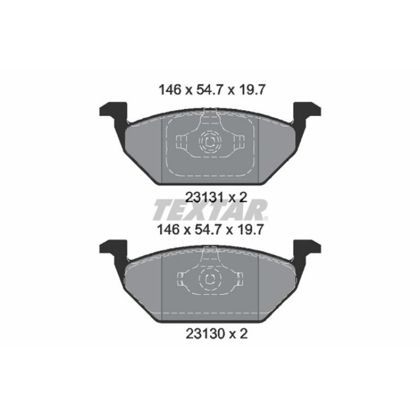TEXTAR 2313001 Brake Pad Set