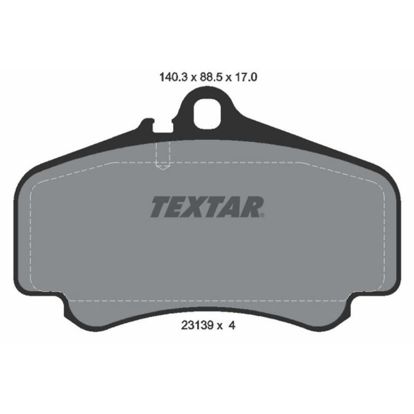 TEXTAR 2313901 Brake Pad Set
