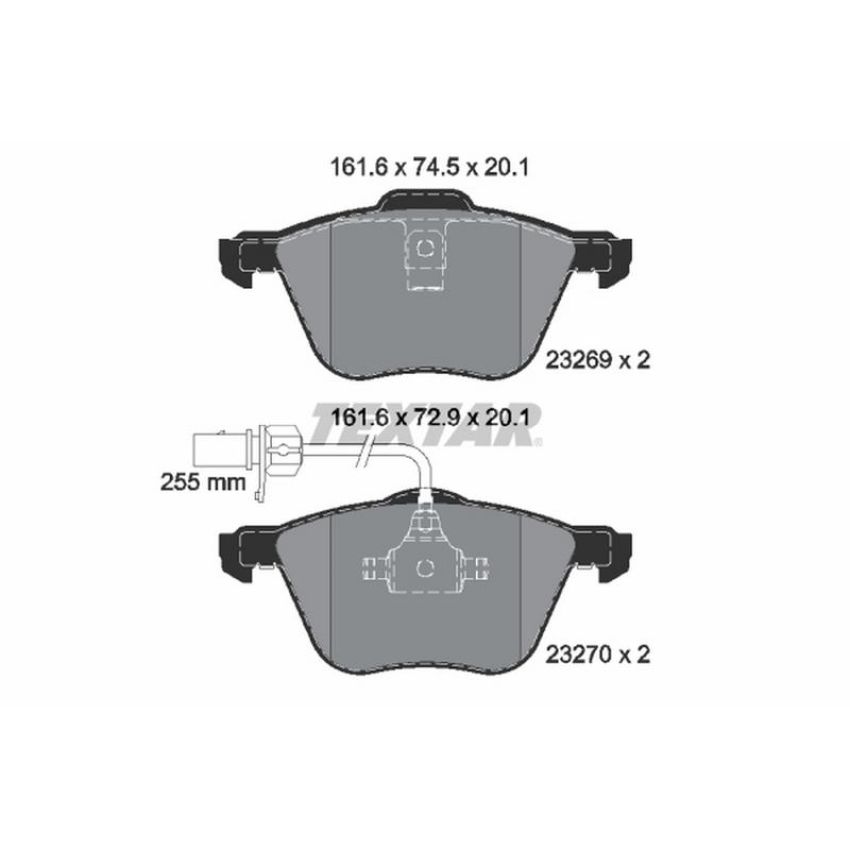 TEXTAR 2326903 Brake Pad Set