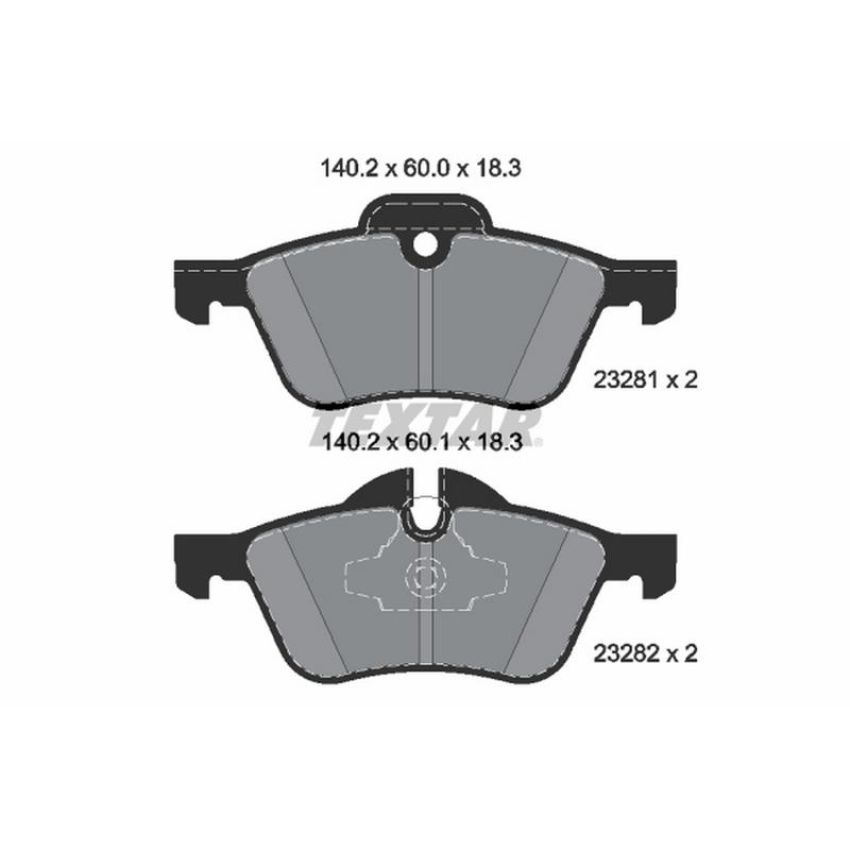 TEXTAR 2328101 Brake Pad Set