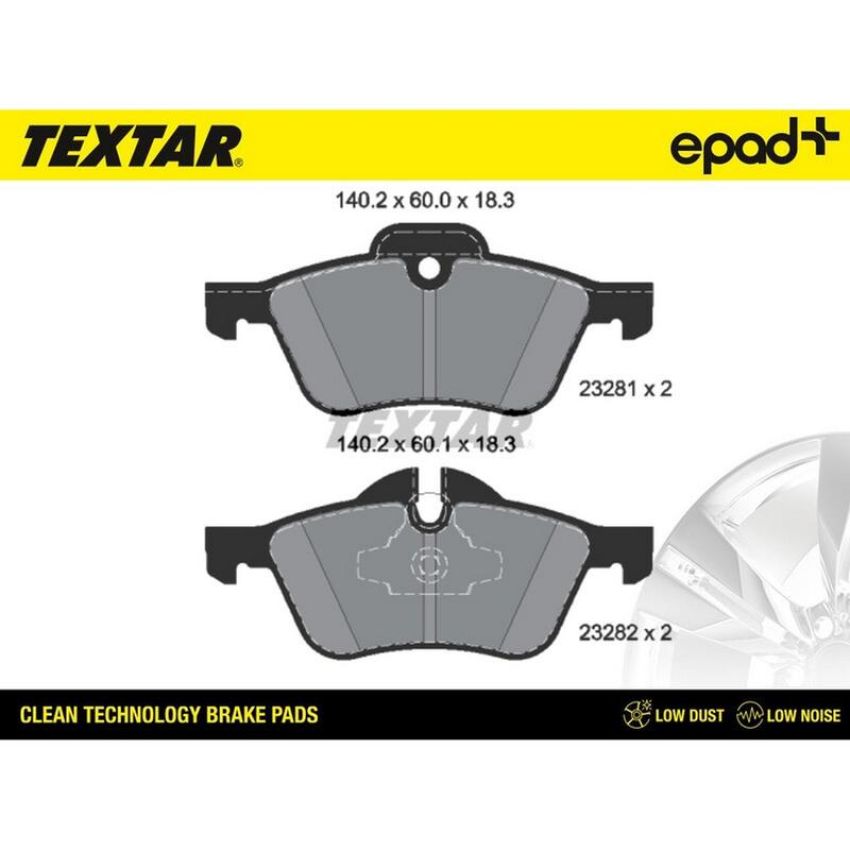 TEXTAR 2328101CP Brake Pad Set