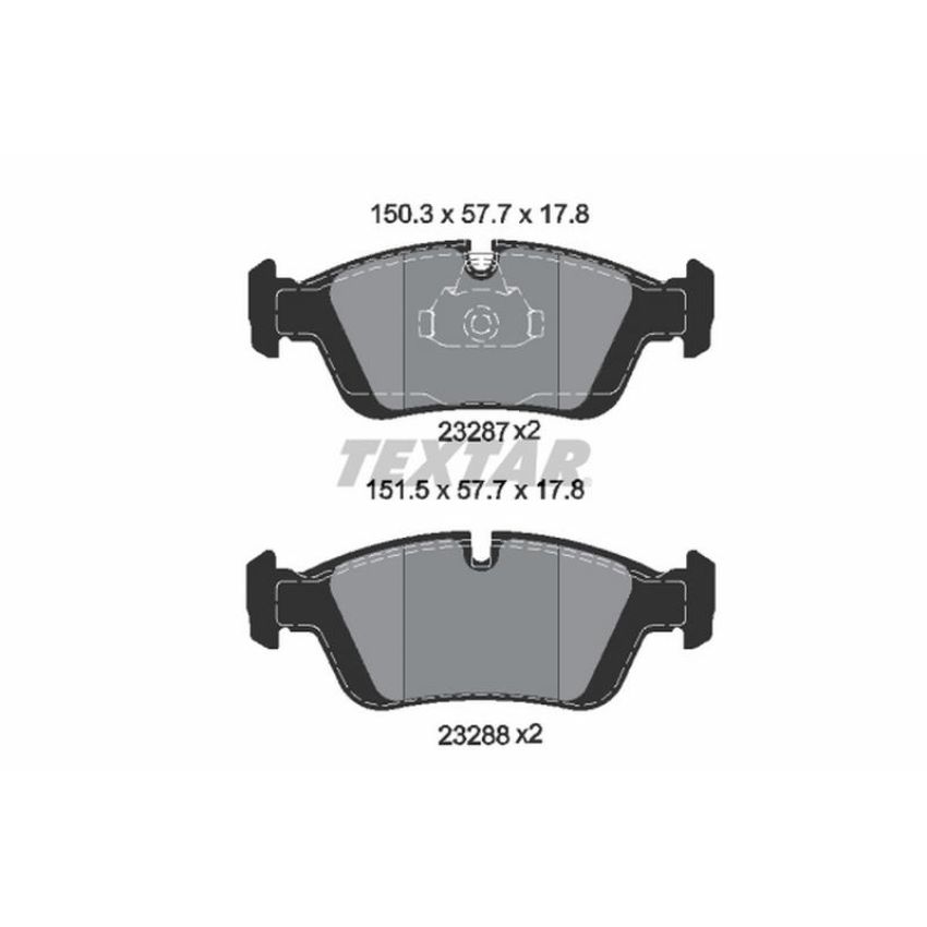 TEXTAR 2328702 Brake Pad Set