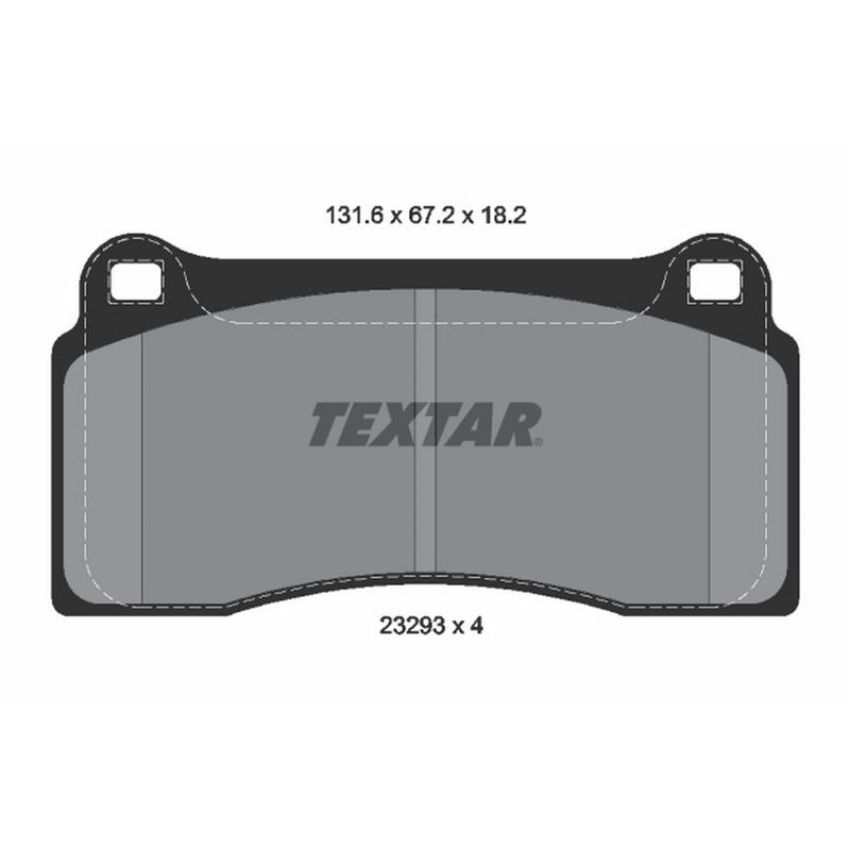 TEXTAR 2329301 Brake Pad Set