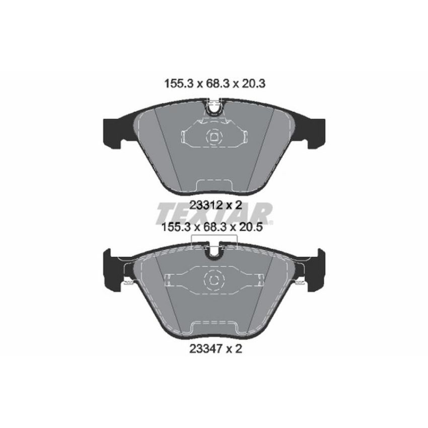 TEXTAR 2331207 Brake Pad Set