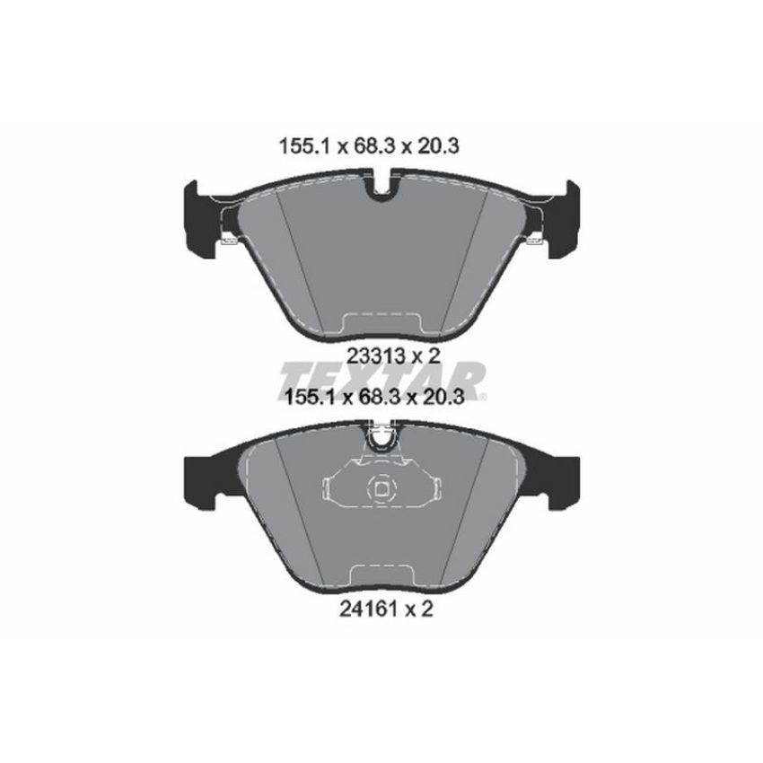 TEXTAR 2331303 Brake Pad Set