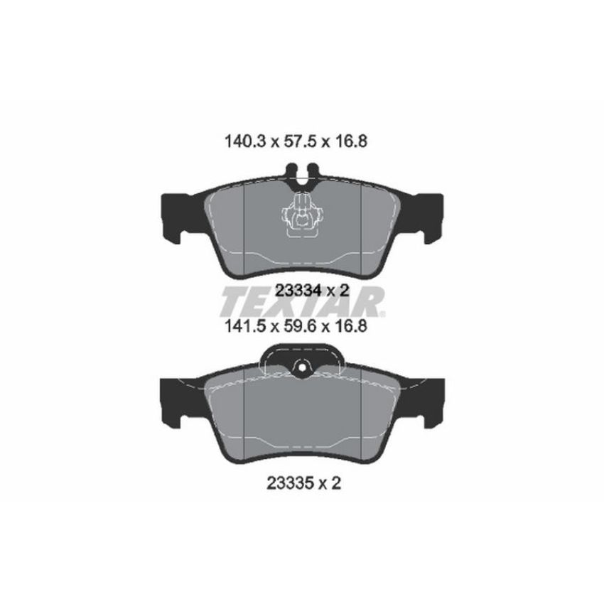 TEXTAR 2333403 Brake Pad Set