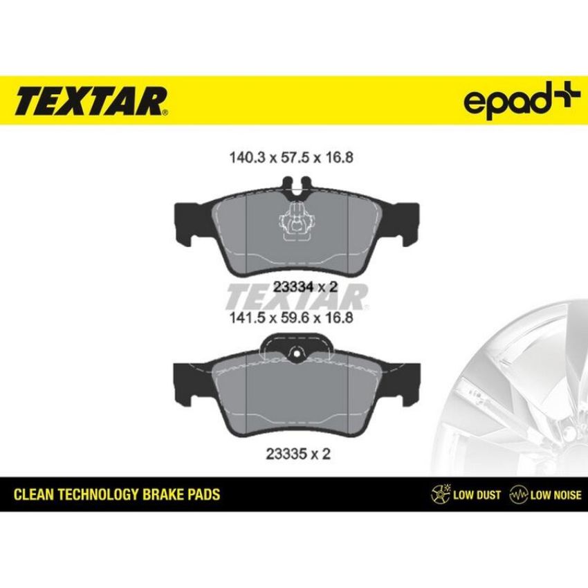 TEXTAR 2333403CP Brake Pad Set