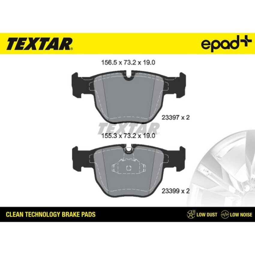 TEXTAR 2339703CP Brake Pad Set