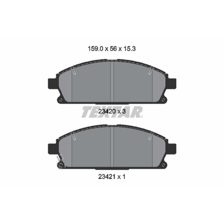 TEXTAR 2342006 Brake Pad Set