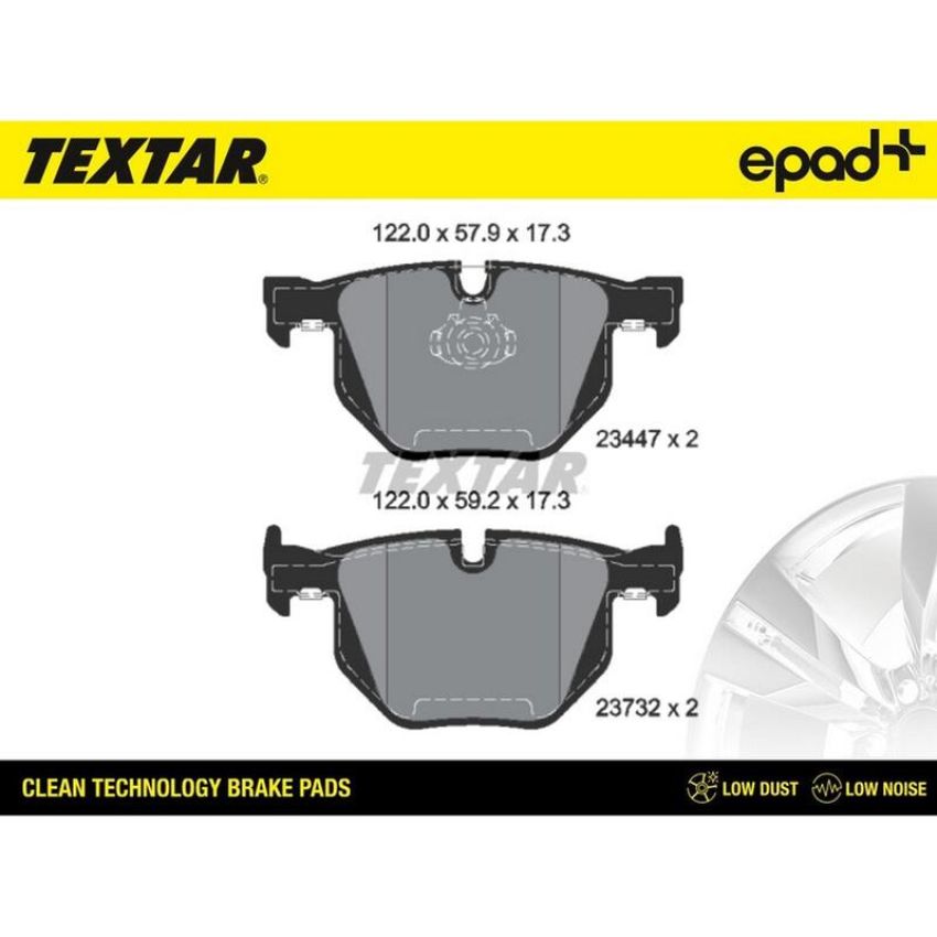 TEXTAR 2344704CP Brake Pad Set