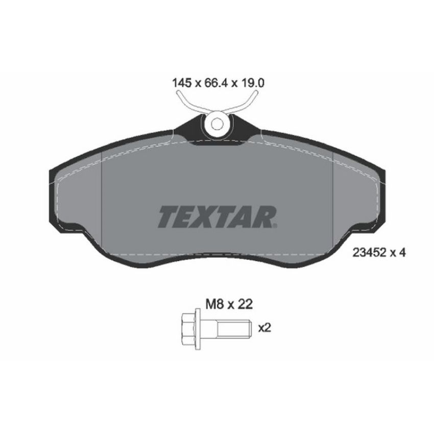 TEXTAR 2345201 Brake Pad Set