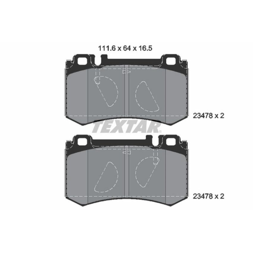 TEXTAR 2347801 Brake Pad Set