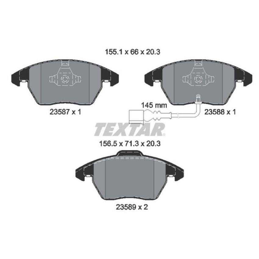TEXTAR 2358701 Brake Pad Set