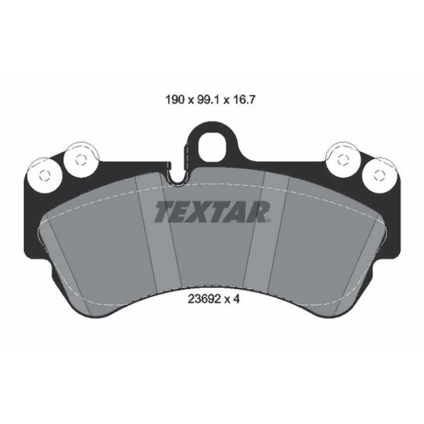 TEXTAR 2369202 Brake Pad Set