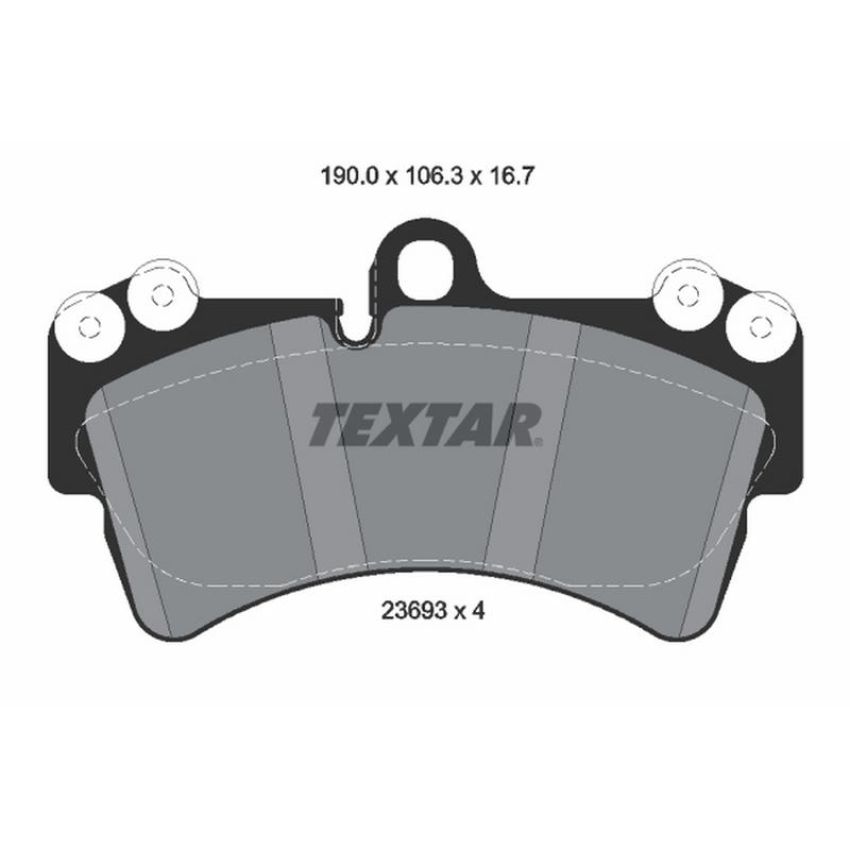 TEXTAR 2369302 Brake Pad Set