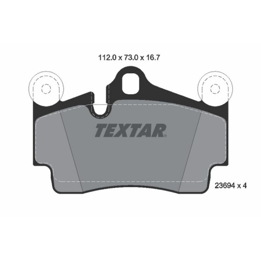 TEXTAR 2369402 Brake Pad Set