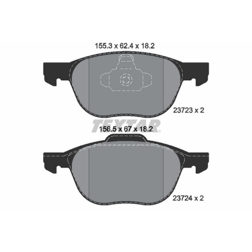 TEXTAR 2372301 Brake Pad Set