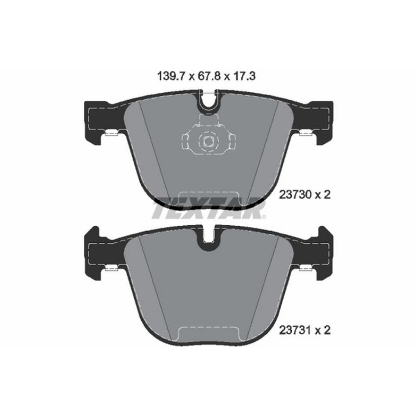 TEXTAR 2373001 Brake Pad Set