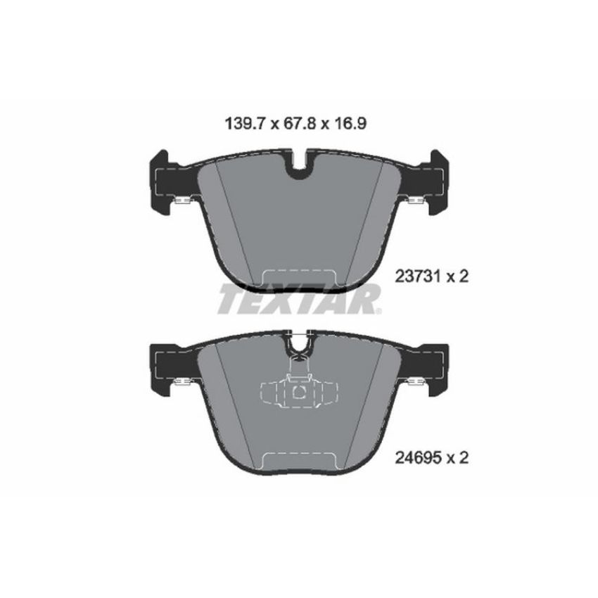 TEXTAR 2373101 Brake Pad Set