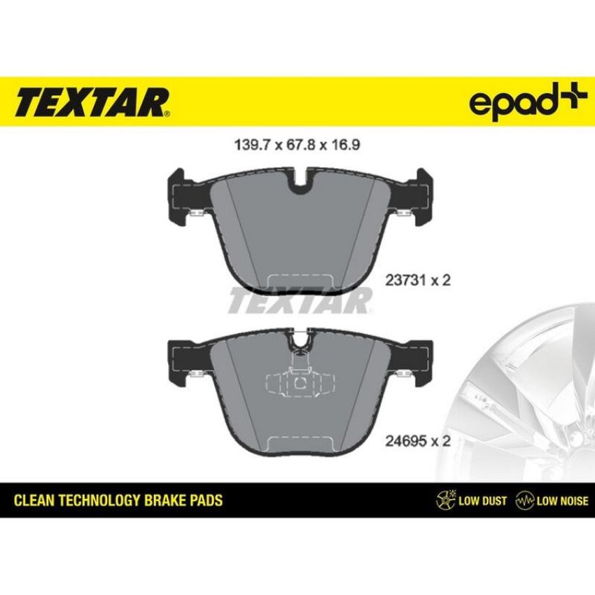 TEXTAR 2373101CP Brake Pad Set