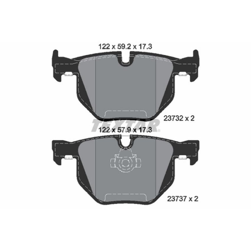 TEXTAR 2373201 Brake Pad Set