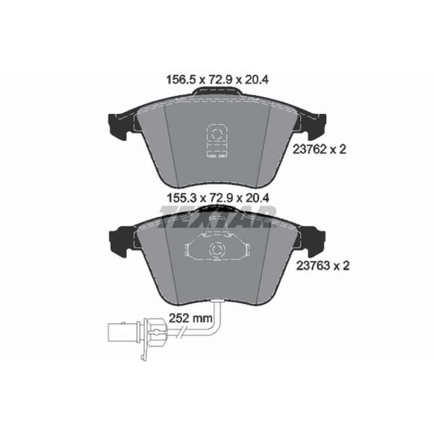 TEXTAR 2376201 Brake Pad Set