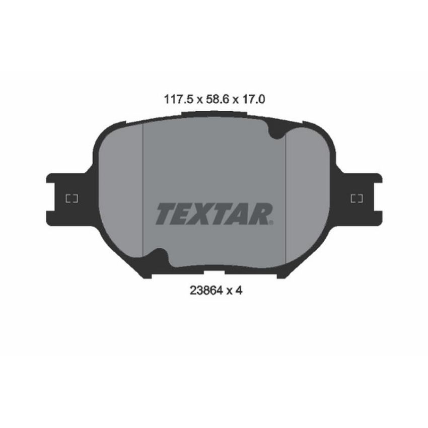 TEXTAR 2386401 Brake Pad Set