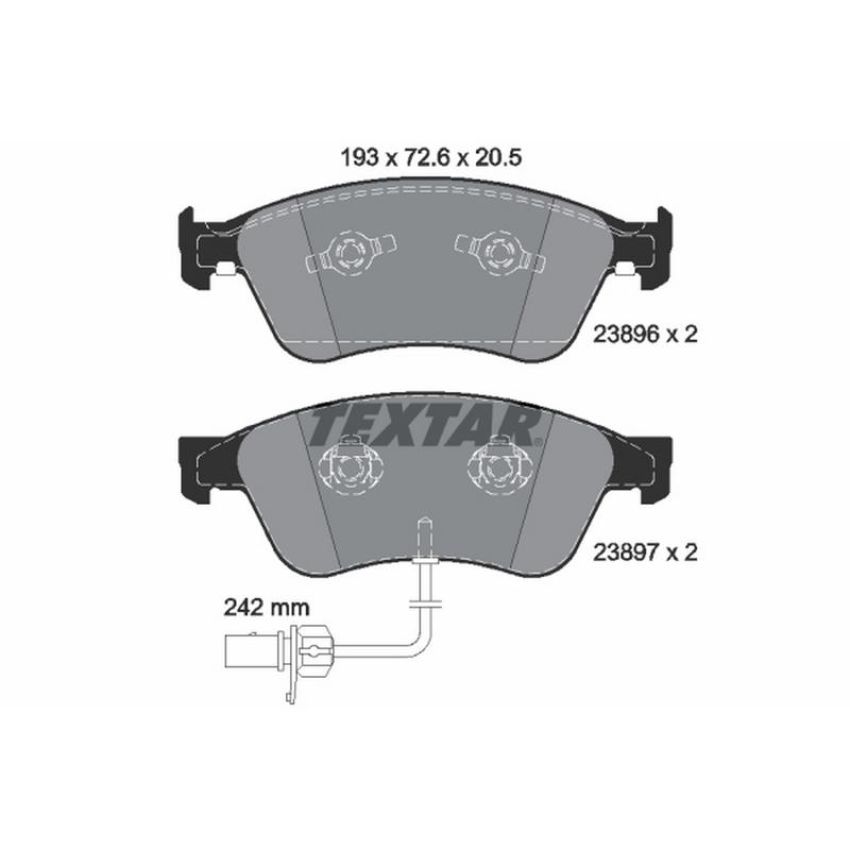 TEXTAR 2389601 Brake Pad Set