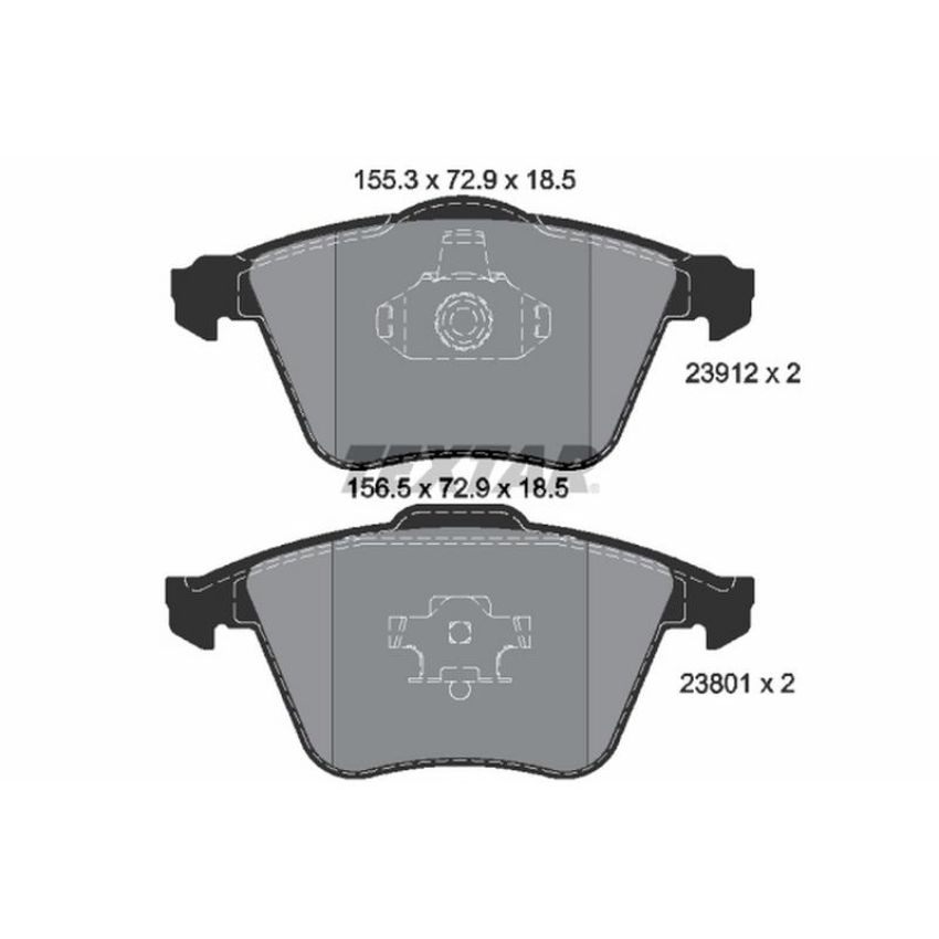 TEXTAR 2391201 Brake Pad Set
