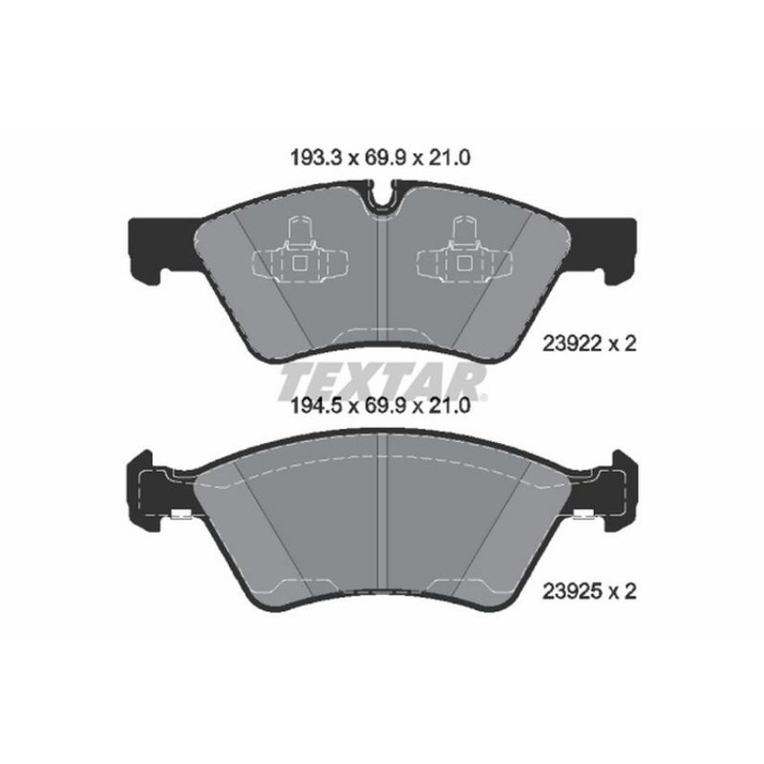 TEXTAR 2392201 Brake Pad Set