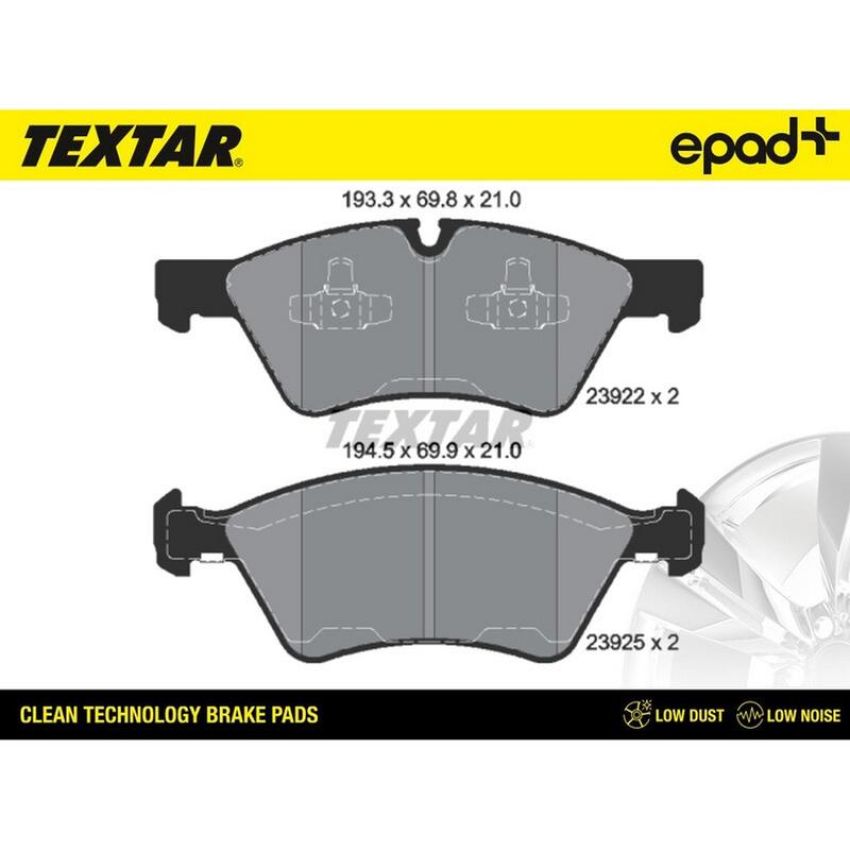 TEXTAR 2392201CP Brake Pad Set