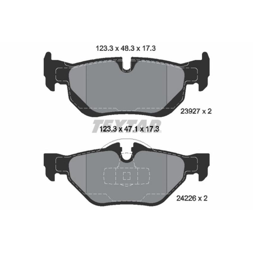 TEXTAR 2392701 Brake Pad Set