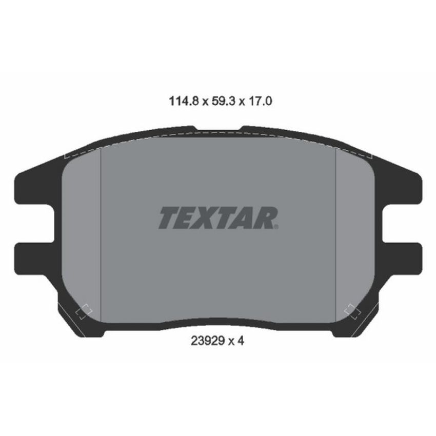TEXTAR 2392901 Brake Pad Set