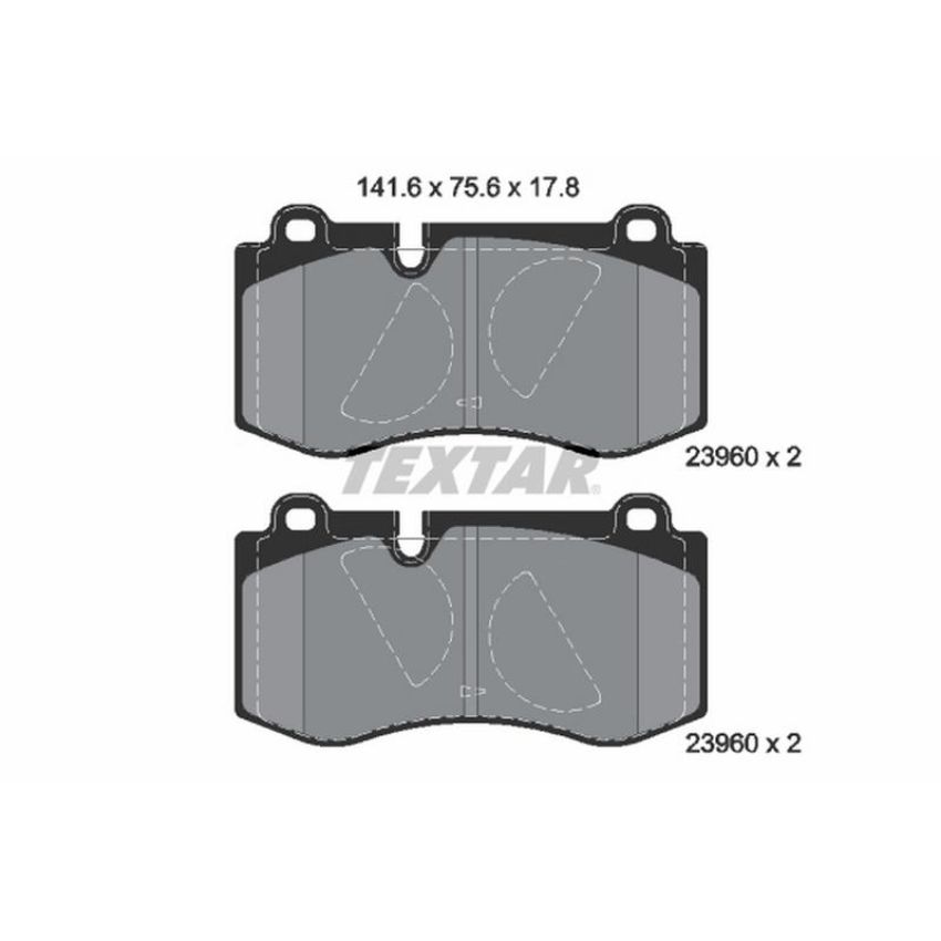 TEXTAR 2396001 Brake Pad Set