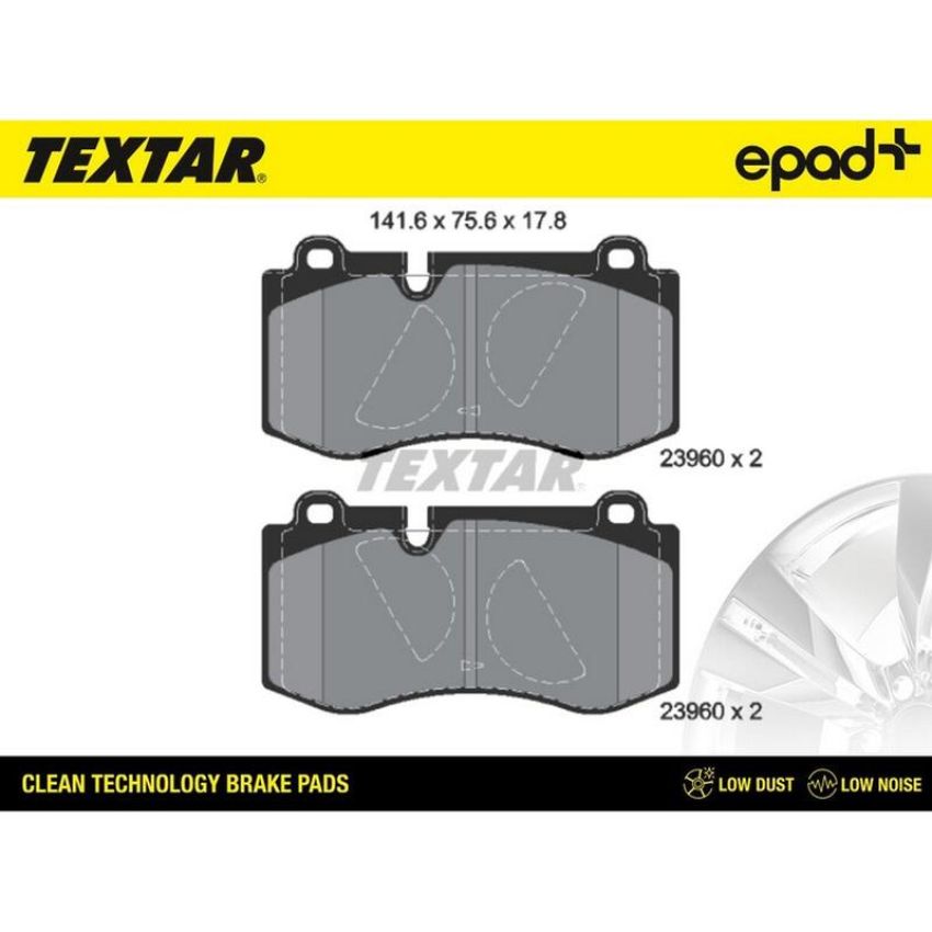 TEXTAR 2396001CP Brake Pad Set