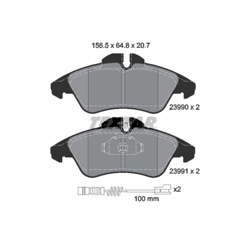 TEXTAR 2399002 Brake Pad Set